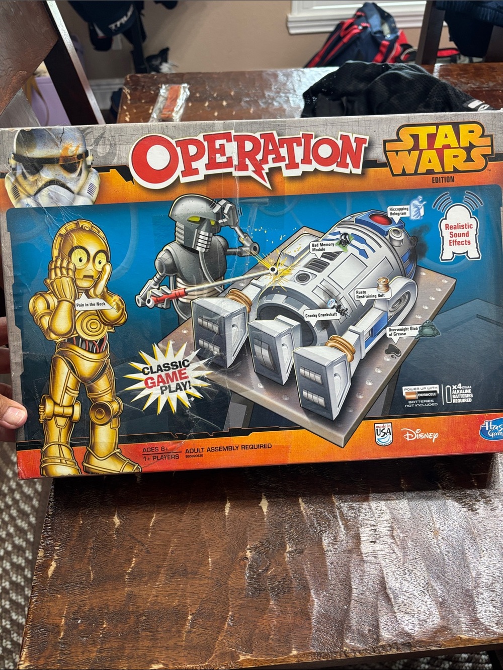 Hasbro Star Wars Operation Game - Blue & Gold